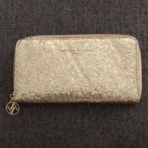 Adrienne Vittadini Sparkling Gold Wallet